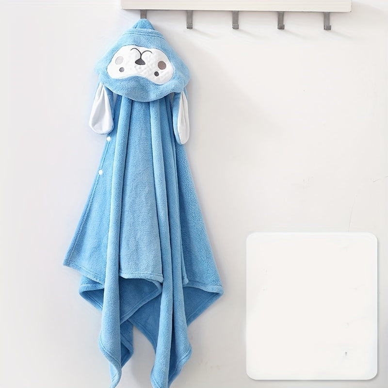 Infant Bath Towel, Strong Absorbent Microfiber Bath Towel Suitable For Baby, Cartoon Cloak