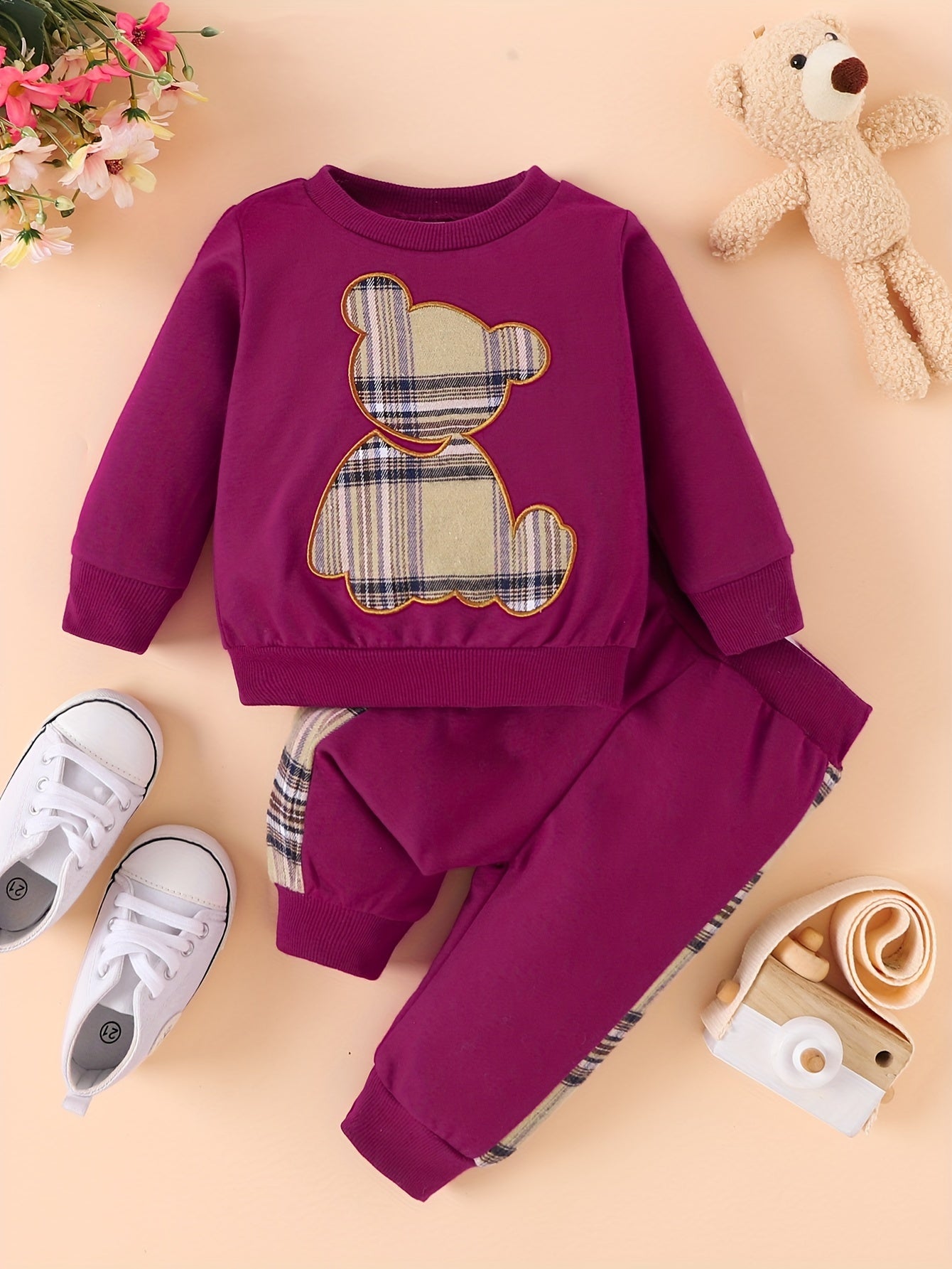 Toddler Baby Boy Clothes Set Long Sleeve Sweatshirt Top Casual Pants Fall Winter Outfit Sweatsuit