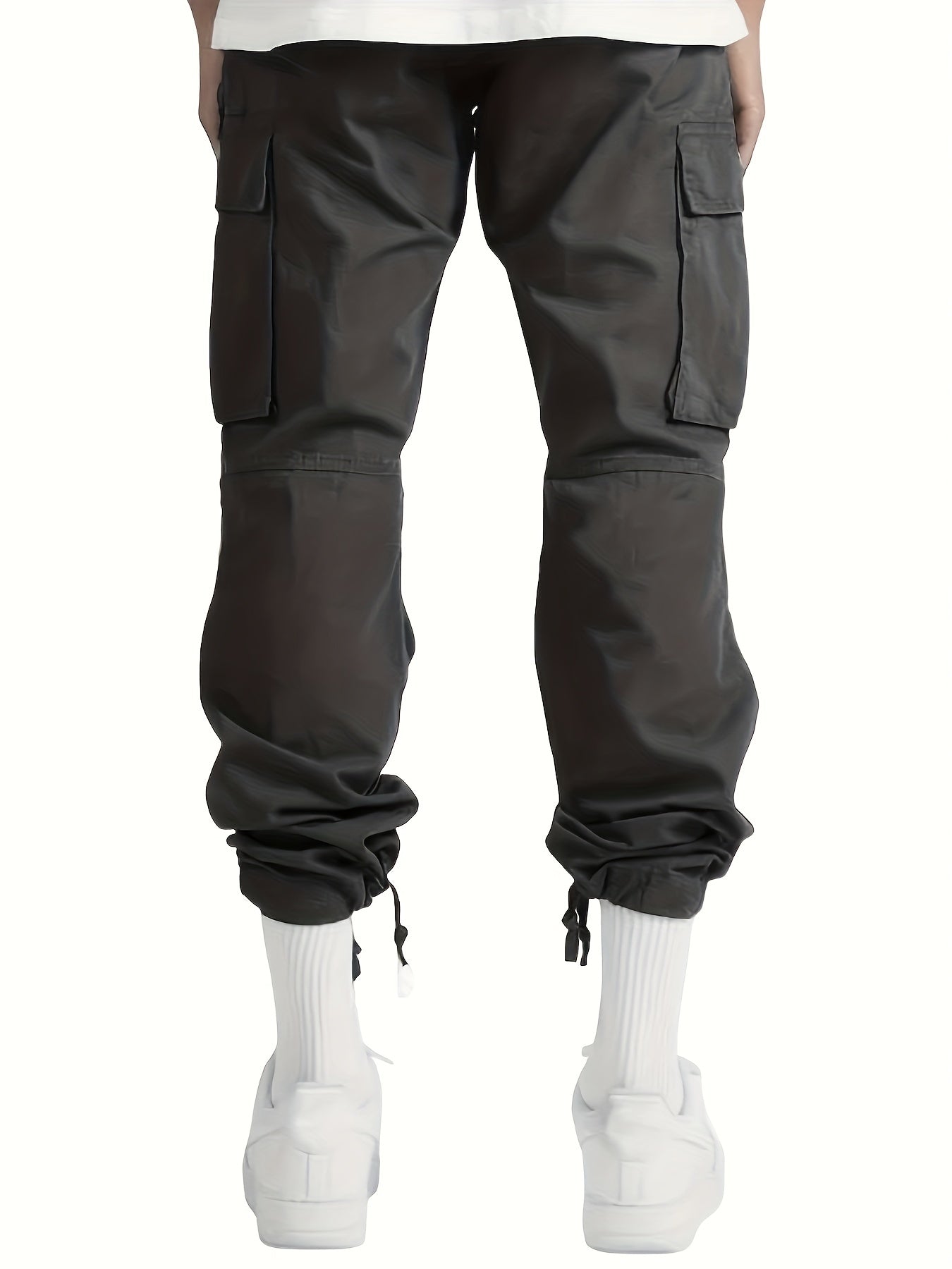 Men's Multi Pocket Cargo Pants, Comfy Casual Pants Joggers