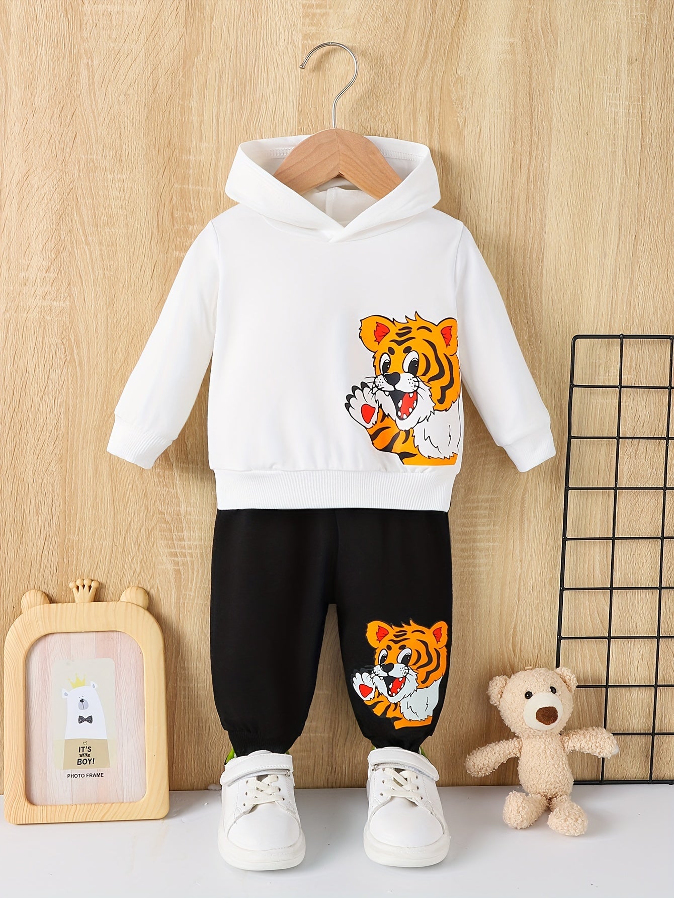 Toddler Baby Boy Clothes Set Long Sleeve Sweatshirt Top Casual Pants Fall Winter Outfit Sweatsuit