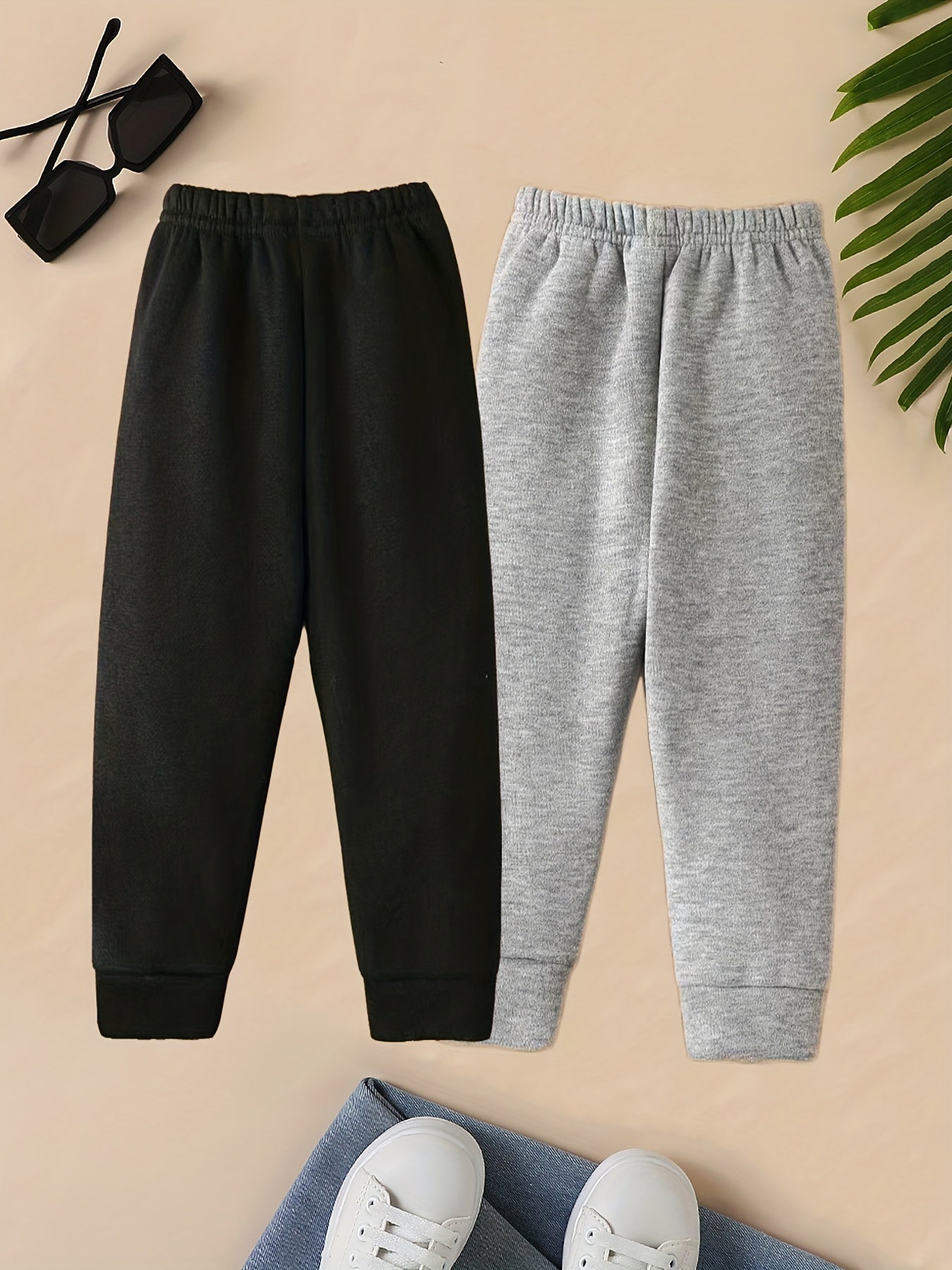 Boys Alphabets Print Sweatpants Elastic Waist Fake Drawstring Sport Jogger Pants Kids Summer Clothes