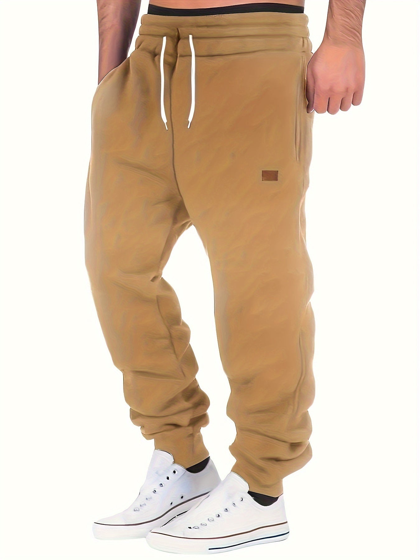Men's Classic Design Joggers For Fall Winter Cycling Fitness