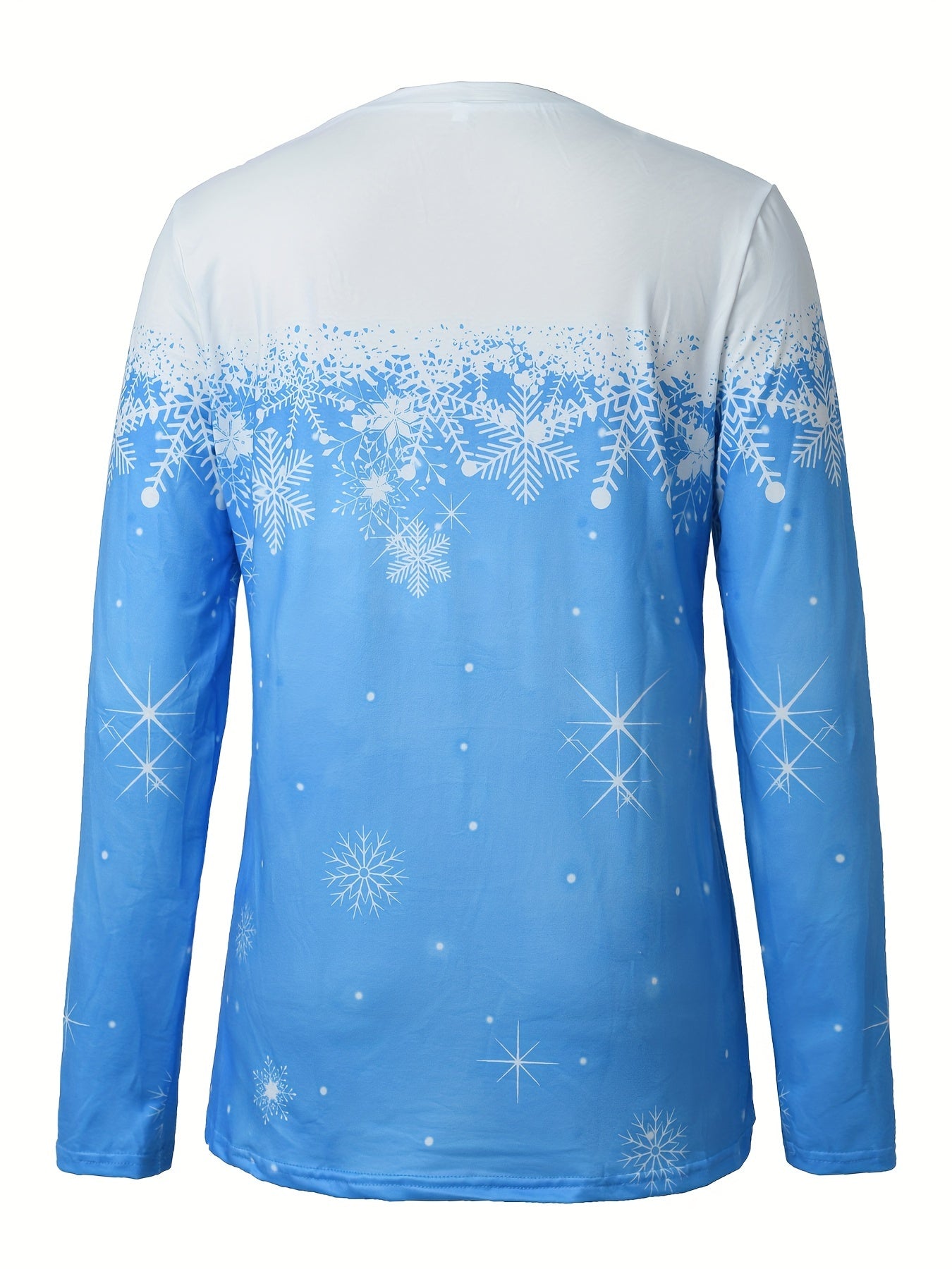 Christmas Cartoon Character Print Sweatshirt, Casual Long Sleeve Crew Neck Sweatshirt For Fall & Winter, Women's Clothing