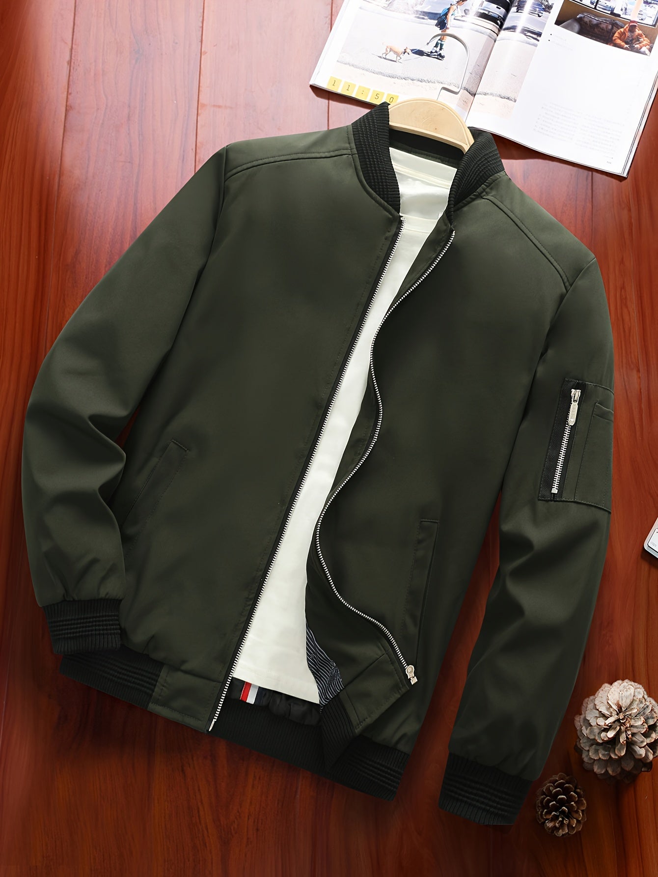 Autumn New Casual Men's Jacket Men's Baseball Jacket Coat