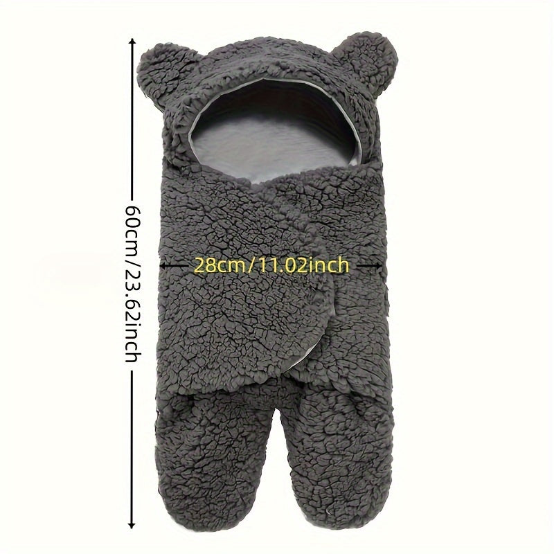 Thickened Newborn Cuddle Swaddling Baby Cover Comforter Cotton Anti-shock Sleeping Bag Towel Lamb Sleeping Bag Stroller Warm Bag.christmas  Halloween Thanksgiving Day