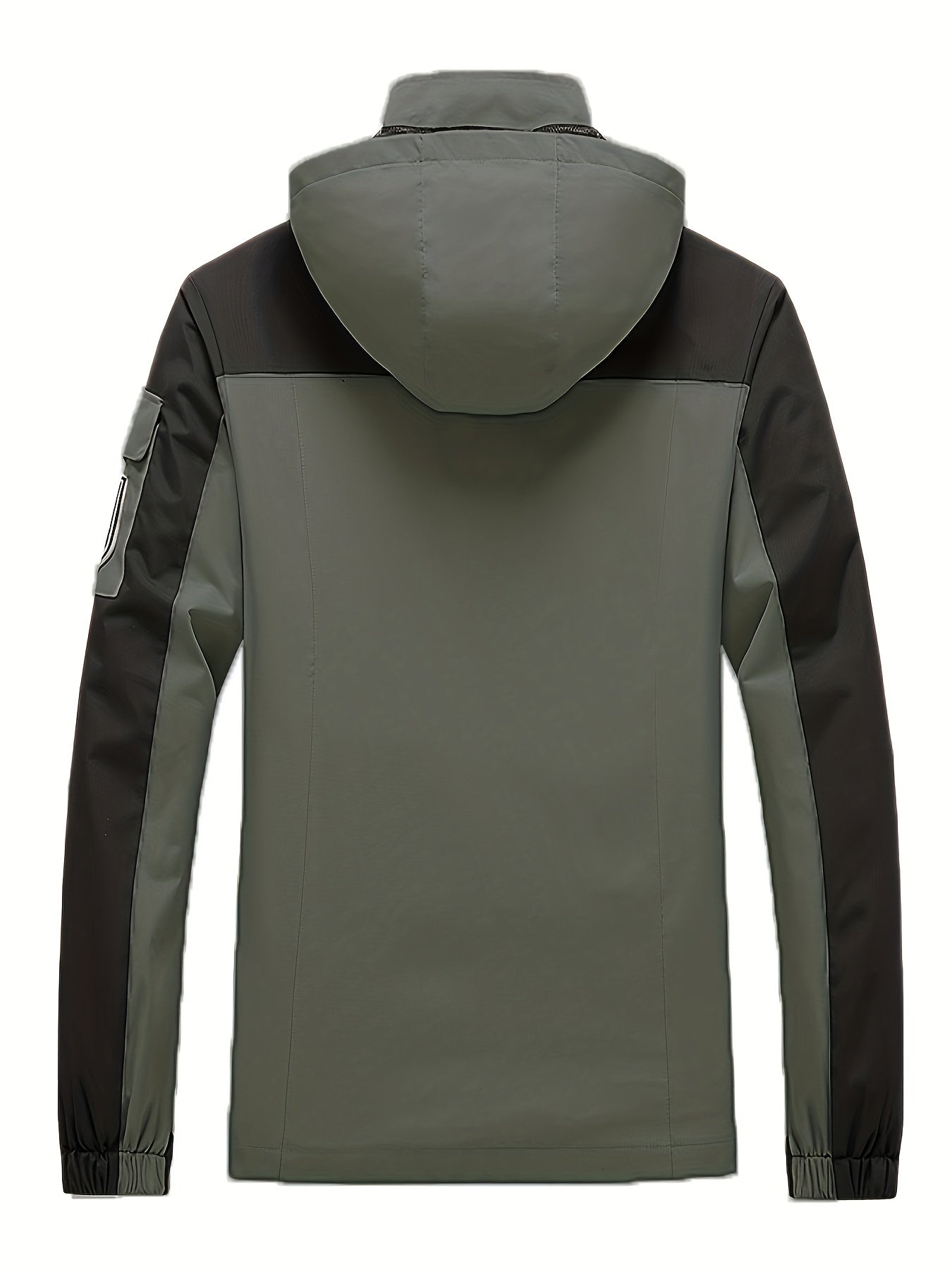 Men's Casual Waterproof Windbreaker Jacket Hooded Coat Regular Fit Coat For Spring Autumn Outdoors Hiking Fishing