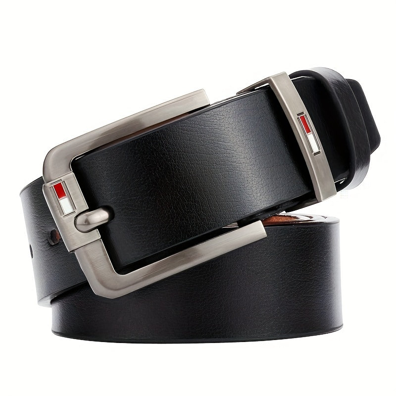 Men's Casual  Leather Belt Vintage Pin Buckle Men's Antique Belt