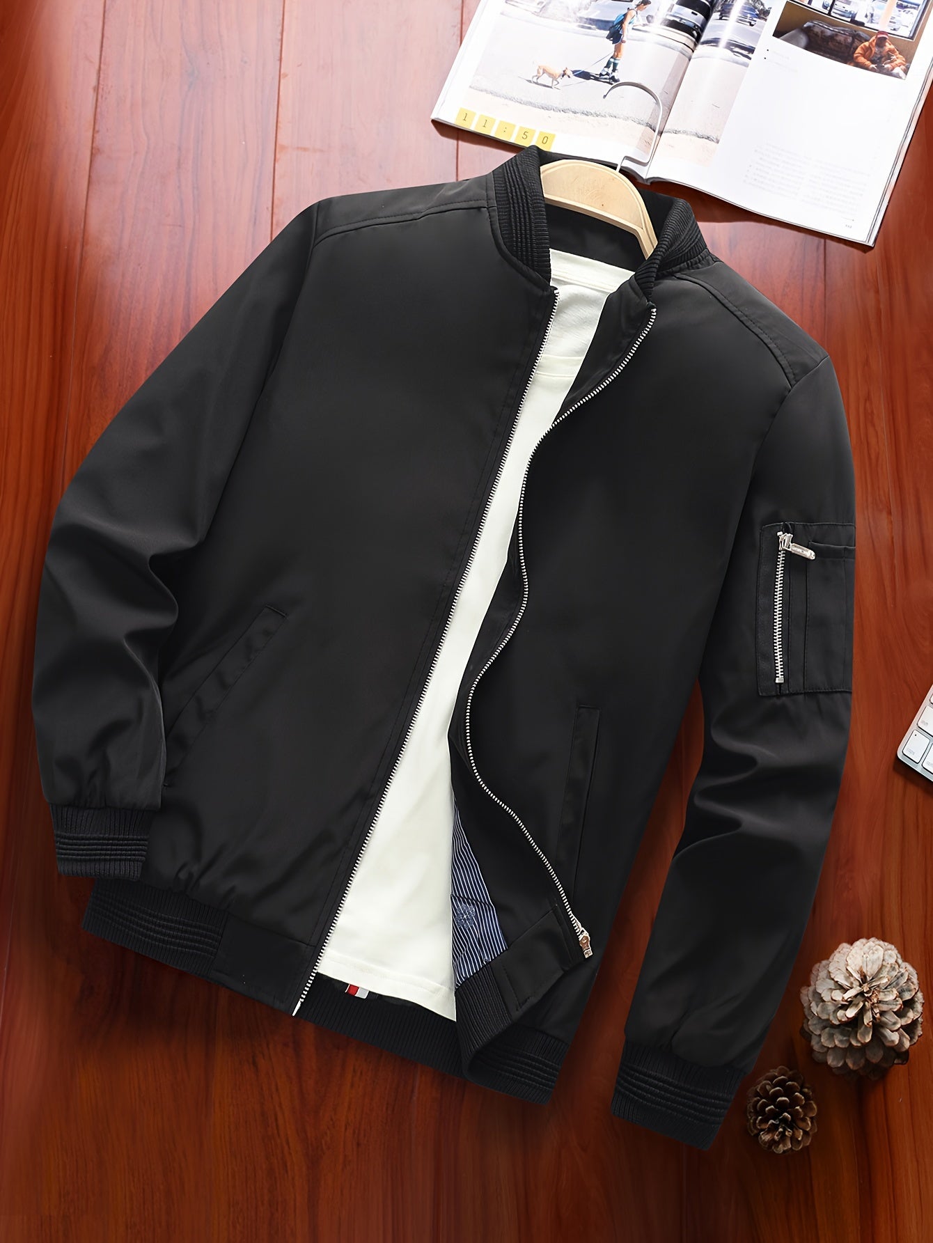 Autumn New Casual Men's Jacket Men's Baseball Jacket Coat