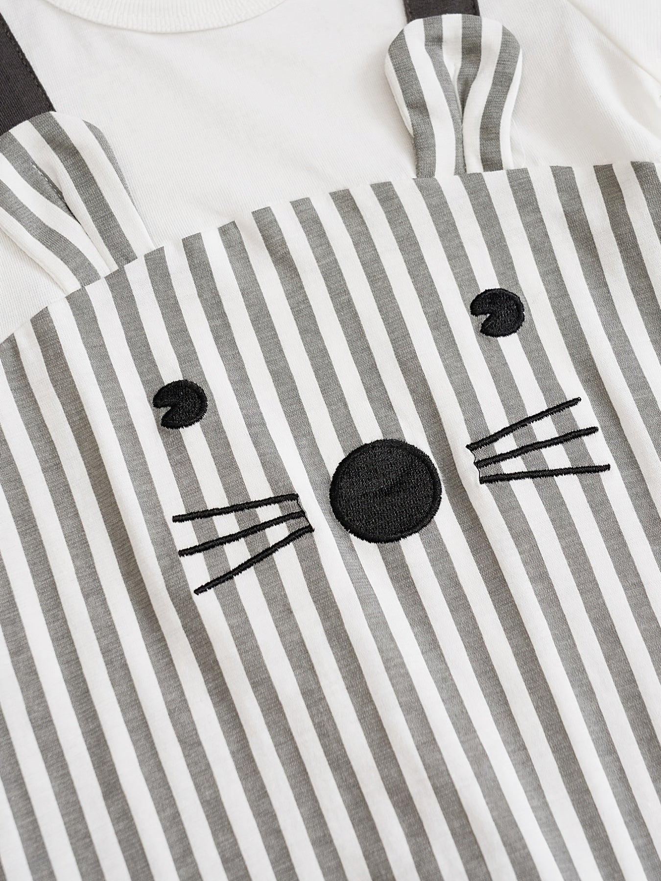 Super Cute Cartoon Animal Mouse Print Baby Boys Long Sleeve Jumpsuit