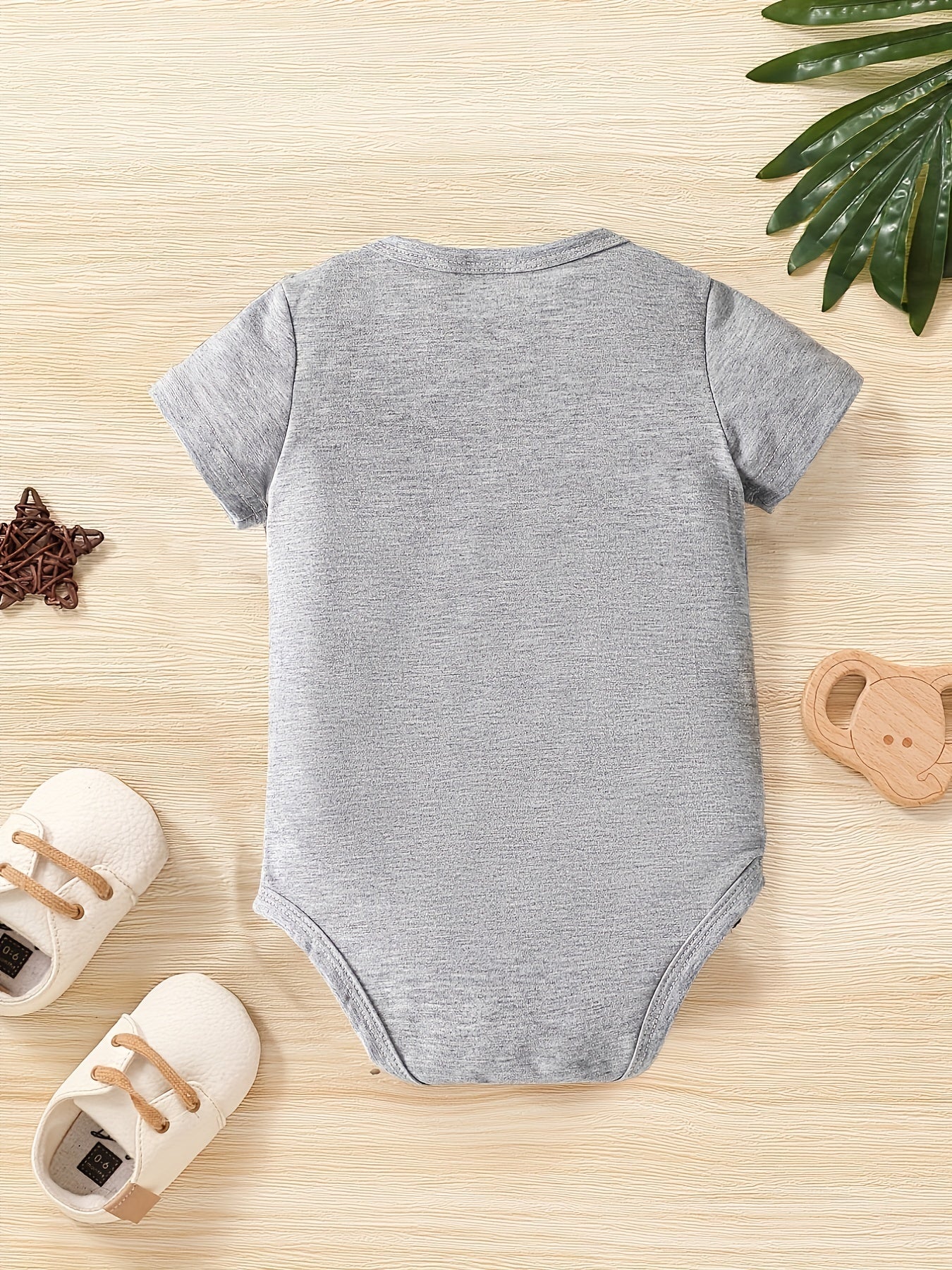 Baby Cute Letter Print Triangle Onesie - 5 Things You Should Know About My Mom Print Newborn Short-sleeved Romper Pajamas