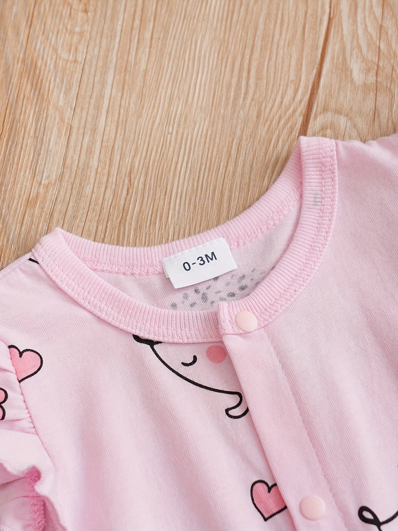 Comfy & Cute: Hedgehog Print Flutter Sleeve Baby Girls Jumpsuit