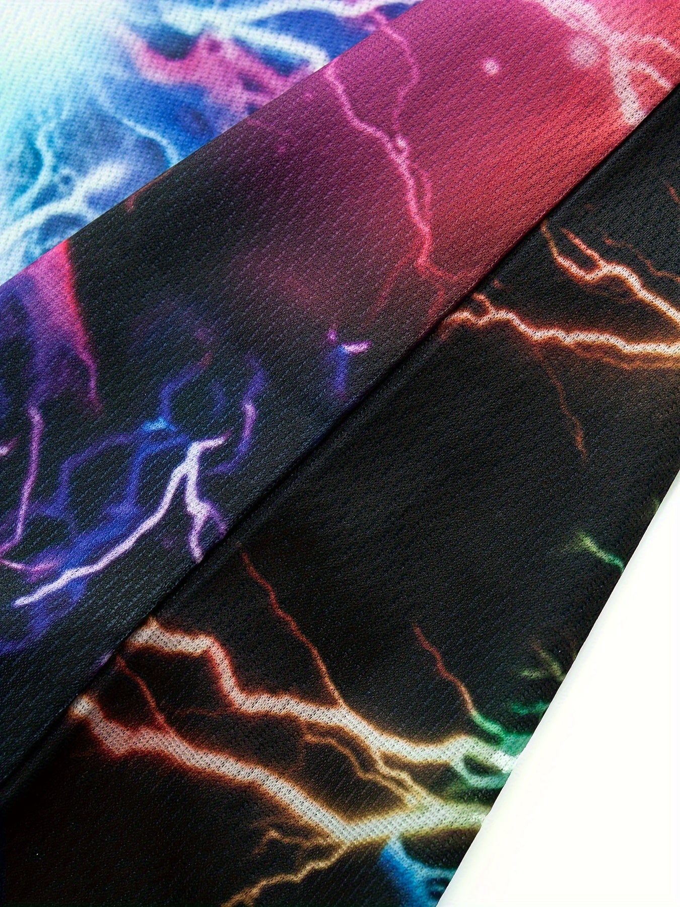 Cool & Colorful Lightning Graphic T-Shirts for Kids - Perfect for Summer Outdoors!
