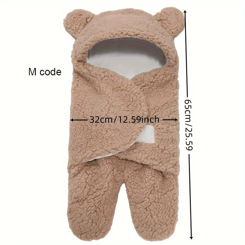 Thickened Newborn Cuddle Swaddling Baby Cover Comforter Cotton Anti-shock Sleeping Bag Towel Lamb Sleeping Bag Stroller Warm Bag.christmas  Halloween Thanksgiving Day