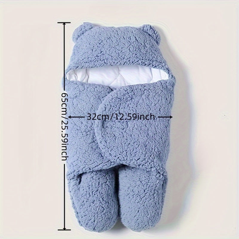 Thickened Newborn Cuddle Swaddling Baby Cover Comforter Cotton Anti-shock Sleeping Bag Towel Lamb Sleeping Bag Stroller Warm Bag.christmas  Halloween Thanksgiving Day