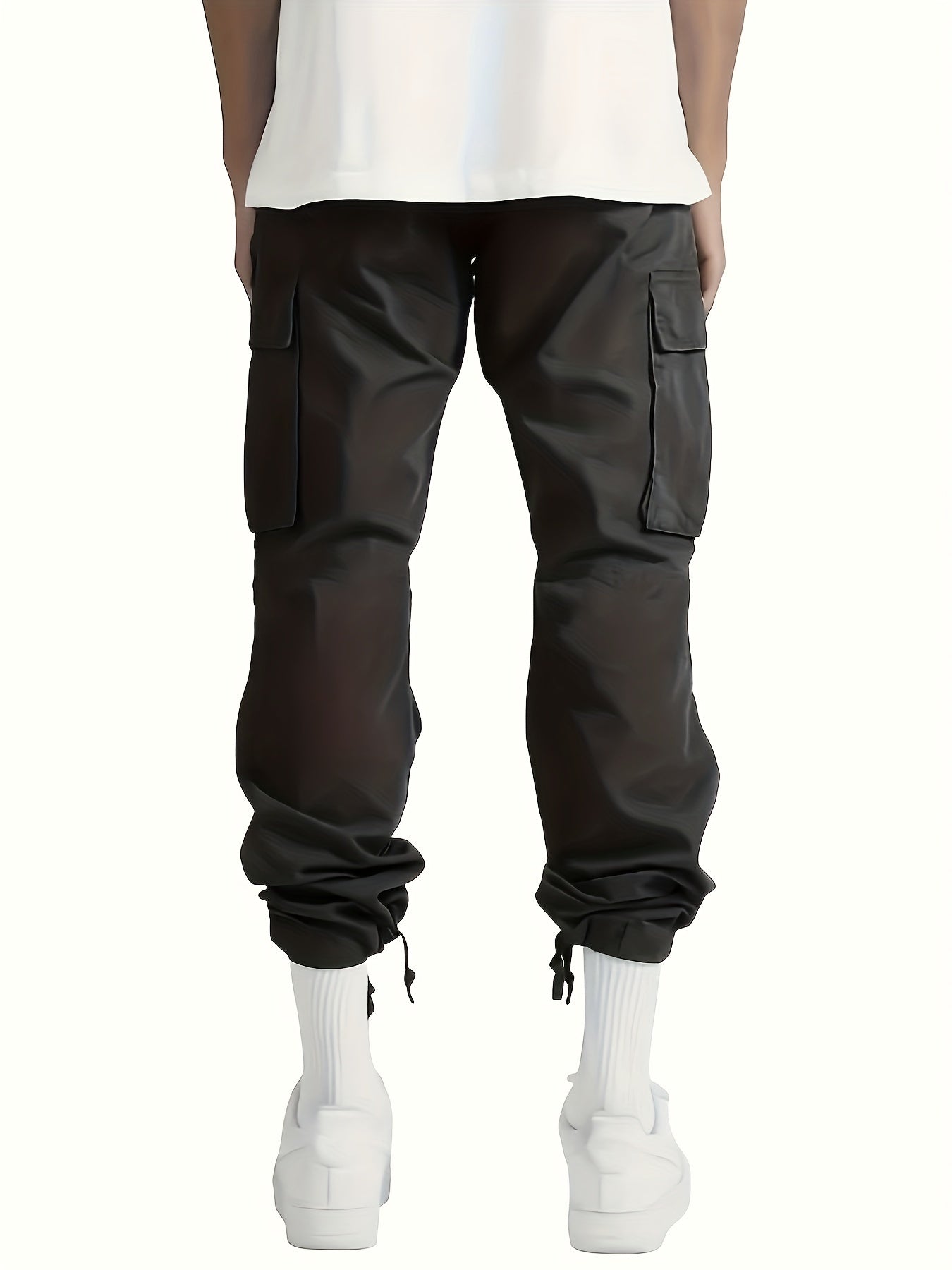 Men's Multi Pocket Cargo Pants, Comfy Casual Pants Joggers