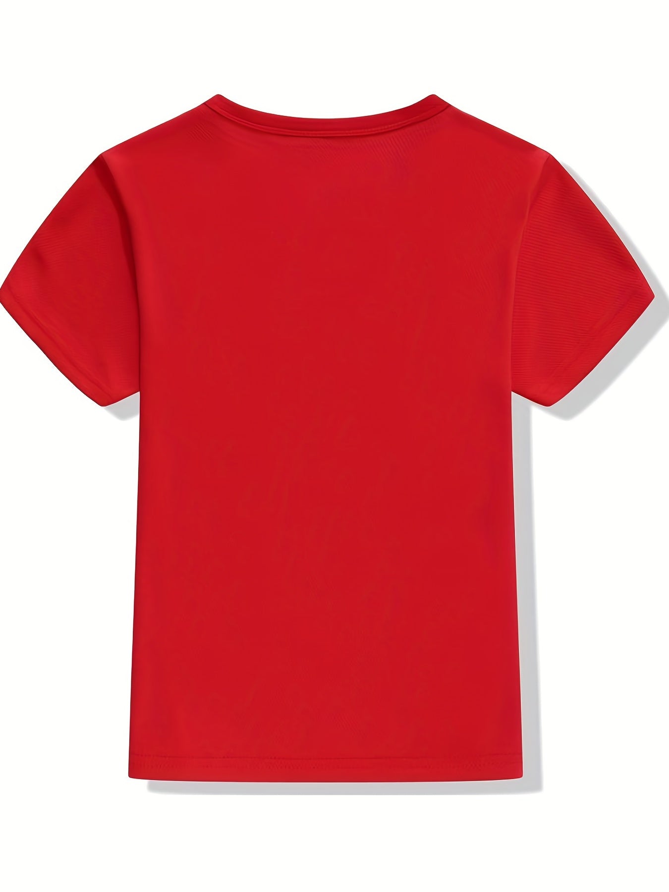 Boys Round Neck T-shirt Tee Top Casual Soft Comfortable For Summer Kids Clothes