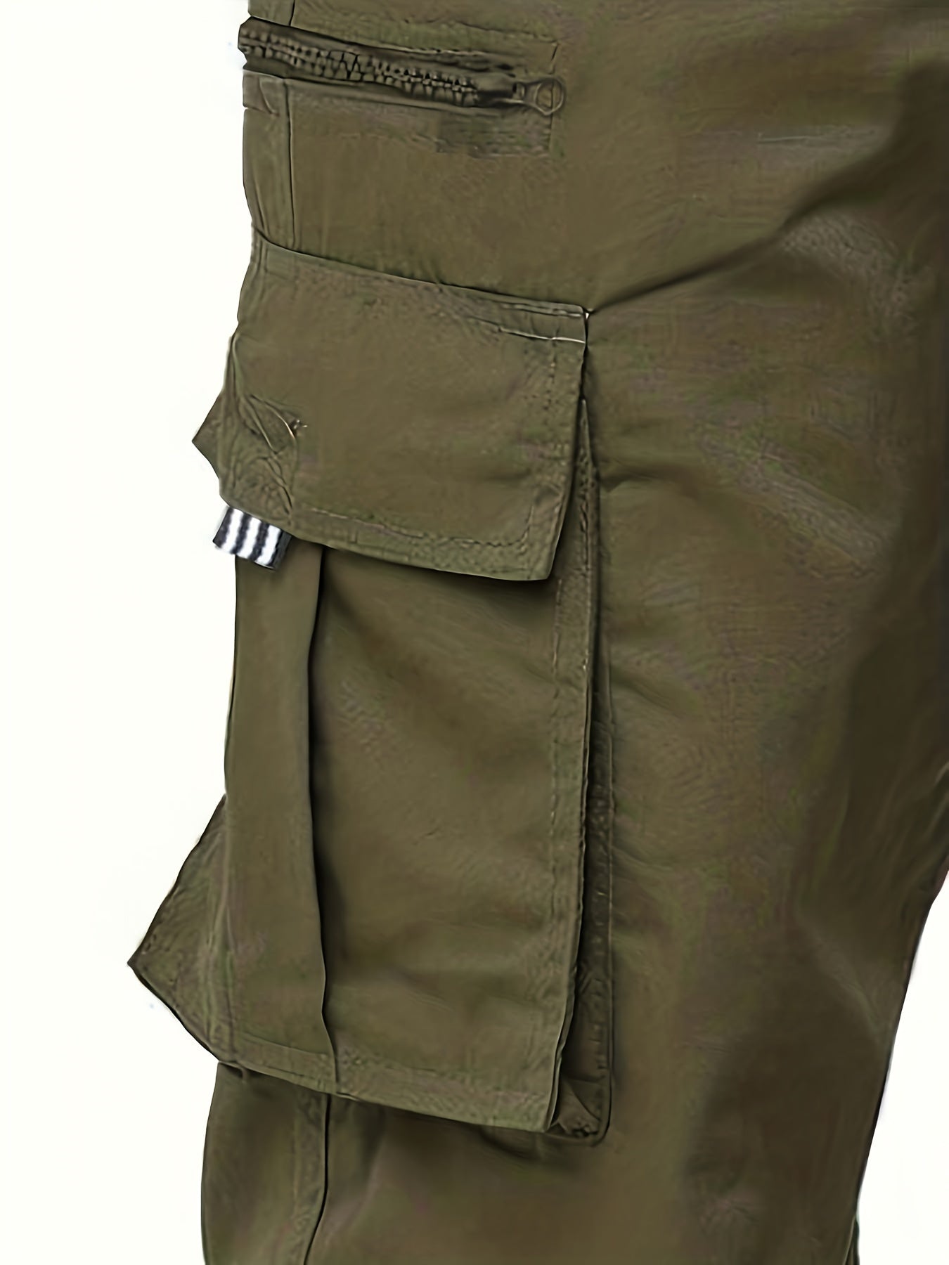 Multi Pocket Cargo Pants, Men's Casual Straight Leg Drawstring Cargo Pants/Joggers For Spring Summer Outdoor