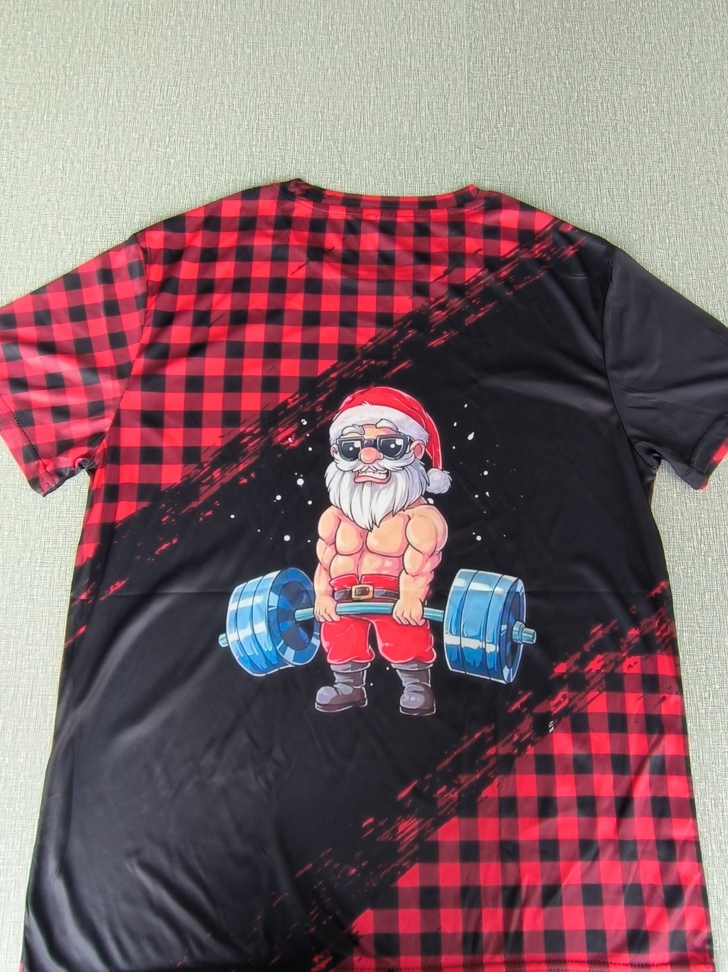 Men's Novelty Graphic Print T-Shirt, Mid Stretch Crew Neck Casual Tee, Perfect For Men's Christmas Gifts!