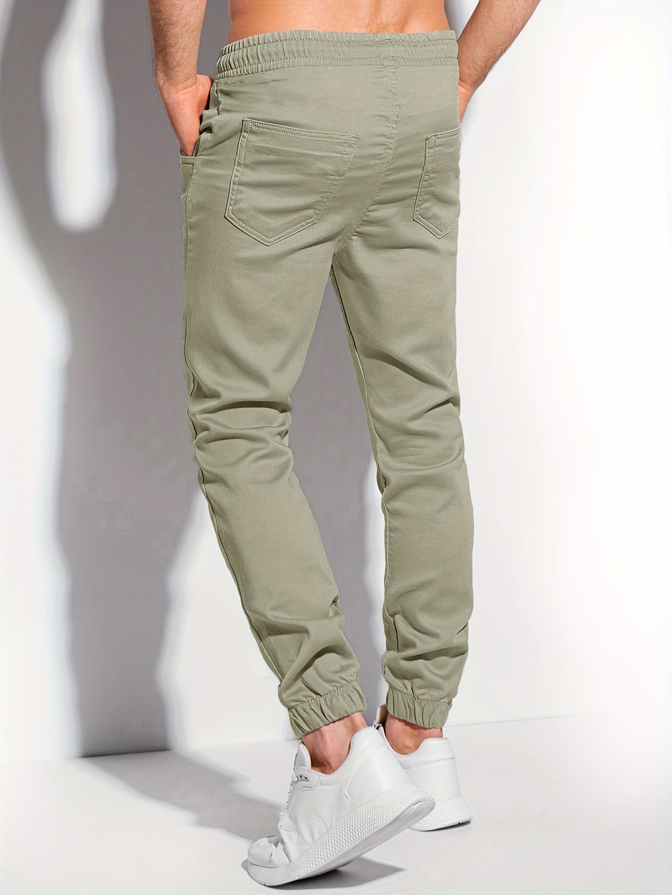 Trendy Solid Cargo Pants, Men's Multi Flap Pocket Trousers, Loose Casual Outdoor Pants, Men's Work Pants Outdoors Streetwear Hip Hop Style