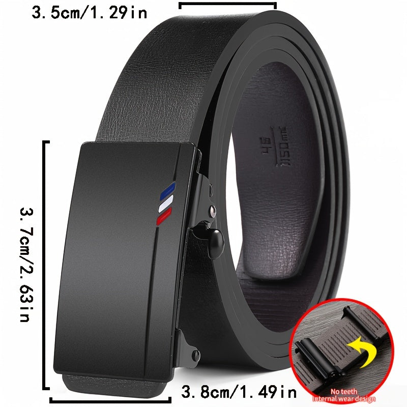 Automatic Buckle Casual Men's Belts, Men's Business Fashion Belts