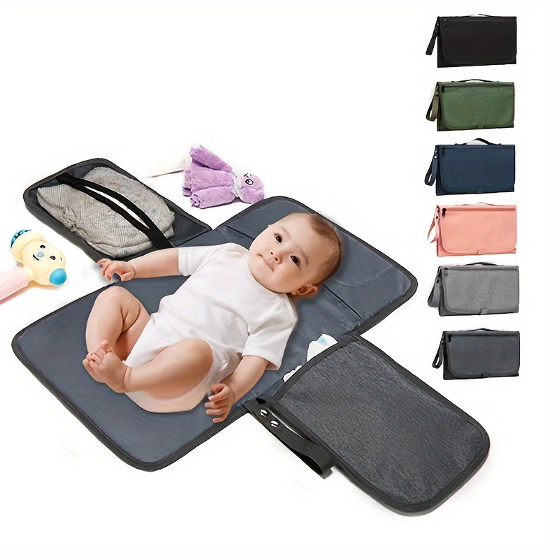 Portable Diaper Changing Pad: Waterproof Travel Station Kit With Pockets - Perfect Baby Shower Gift! Christmas, Halloween, Thanksgiving Day Gift