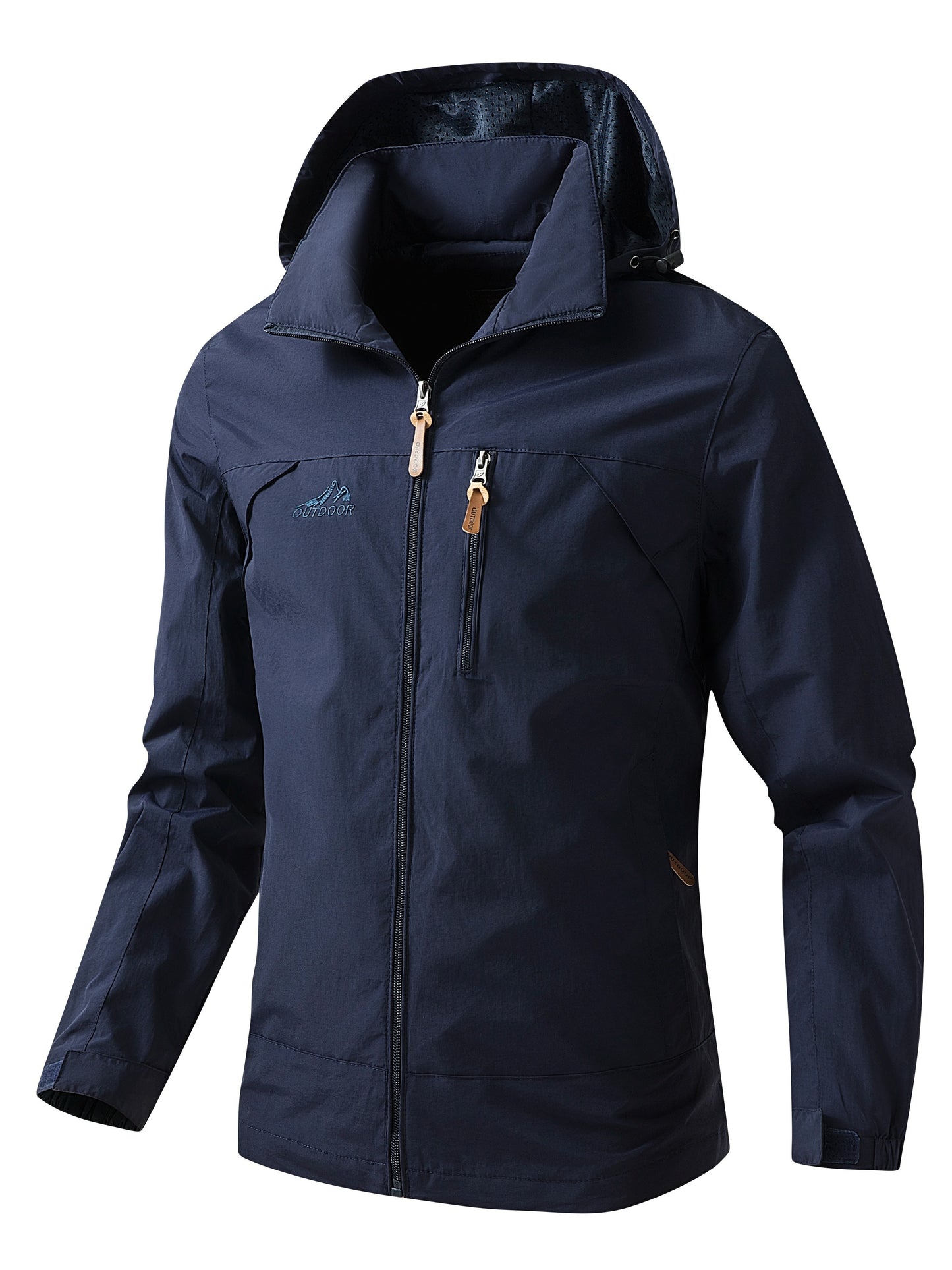 Men's Waterproof Windproof Hooded Jackets Outdoor Sports Jacket For Spring Autumn