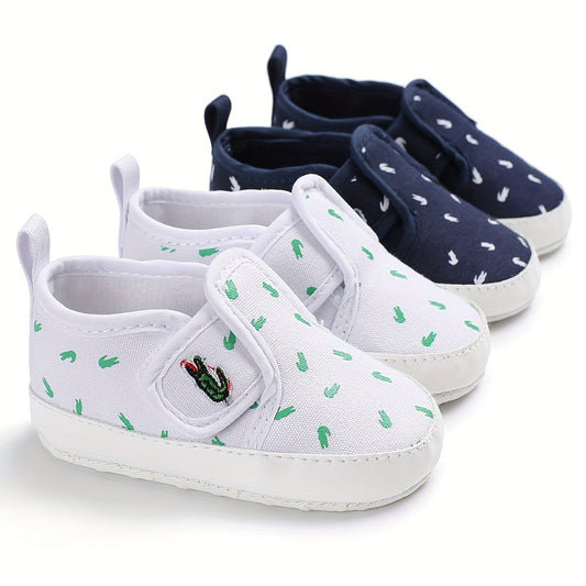 Casual Comfortable Sneakers For Baby Boys, Lightweight Non Slip Walking Shoes For Indoor Outdoor, All Seasons